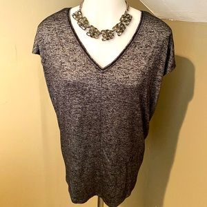 White House Black Market Short Sleeve Top SZ M